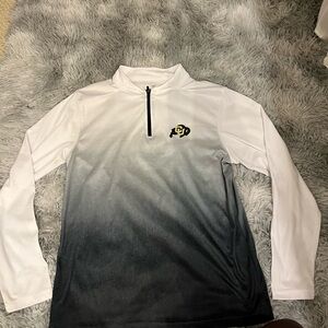 Colosseum White and Black Kids Sweatshirt